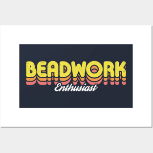 Retro Beadwork Enthusiast Posters and Art